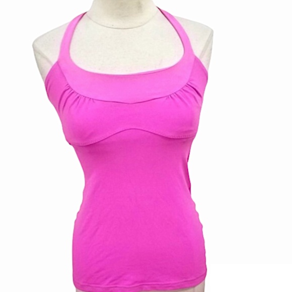 Lululemon Pink Activewear Top Sz 8 - Picture 7 of 9